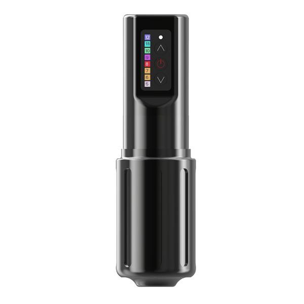 2400mAh Wireless Tattoo Machine With Lithium Polymer Battery Black Gold Color