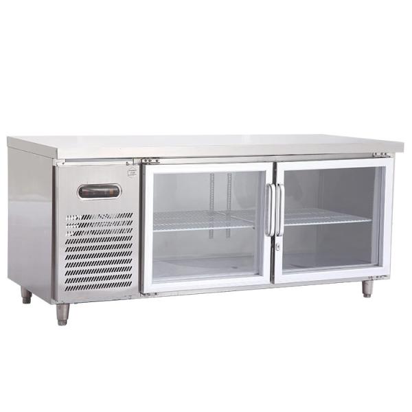 Stainless Steel Commercial Kitchen Workbench Refrigerator 280L Capacity With Digital Temperature Control