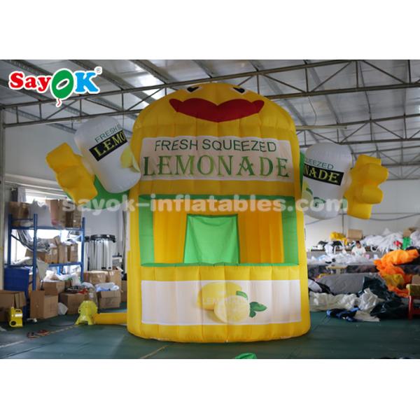 Будочка стойки лимонада раздувной ткани шатра 3*3*4m Оксфорд работы раздувная для рекламы