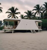 Space Capsule House Ultimate Compact Accommodation Solution In Tourism Market With Futuristic Design And Intelligent Services