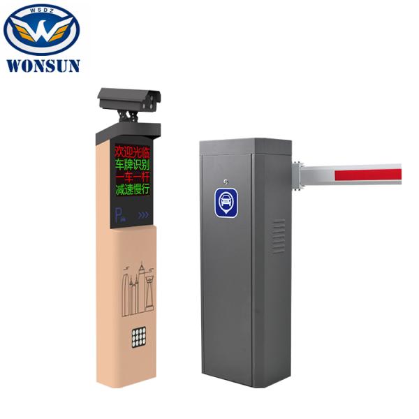 OEM Traffic Barrier Gate With License Plate Recognition Security System