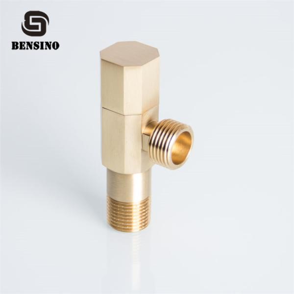 1 2 Inch 1/4 Turn 207LT 15mm Brass Angle Valve