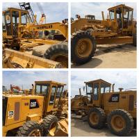 Motoniveladora CAT 14G de motor original usada, 173 HP, para nivelación de precisión