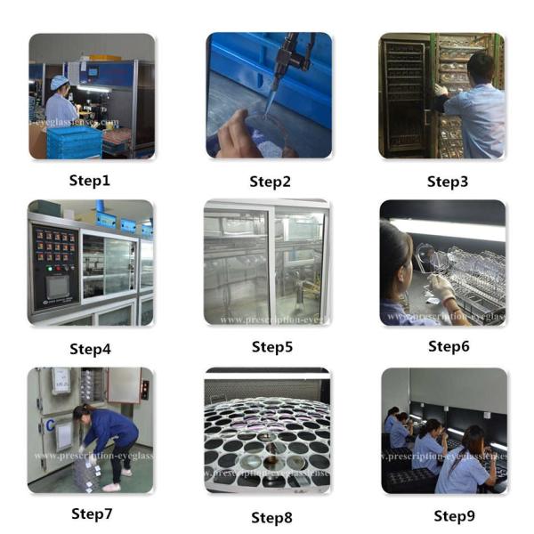 Hard Multi Coated Prescription Eyeglass Lenses 1.499 Index 58 Abble Value