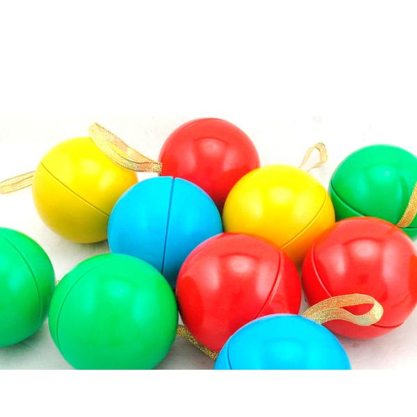 Espessura dada forma redonda da bola 0.23mm da caixa da lata do Natal do presente do aniversário de casamento da lata