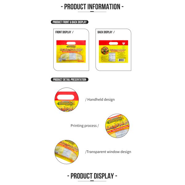Custom Printed Roasted Chicken Bag Deli Meat Moisture Proof Feature Zipper Plastic Packaging