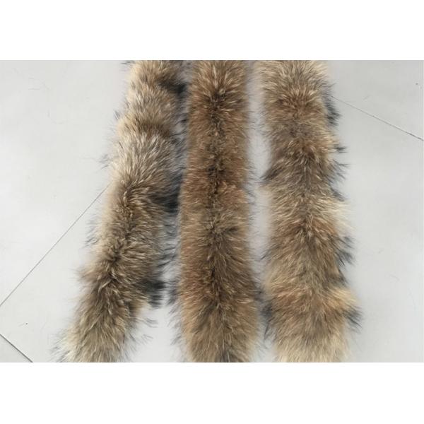 Cuello real a prueba de viento del abrigo de pieles, cuello auténtico de la piel del niño con la guarnición del satén