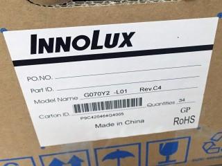 7 Inch High Brightness LCD Panel G070Y2-L01 Industrial Dispiay 800*480 LVDS