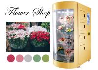 Holland Denmark Customized 24 do Fresco-corte horas de máquina de venda automática da flor com o humidificador da refrigeração para o mercado de Europa