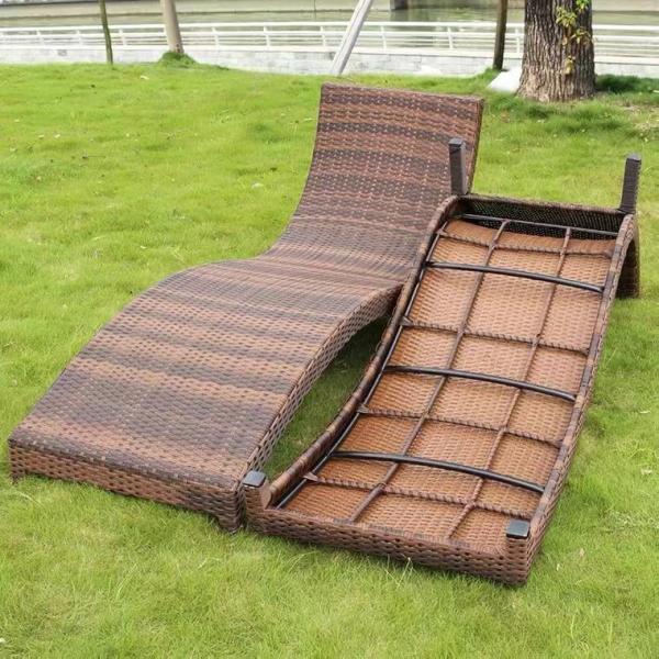 Бистро расслабление пляжный шезлонг коричневый портативный пляжный кресло