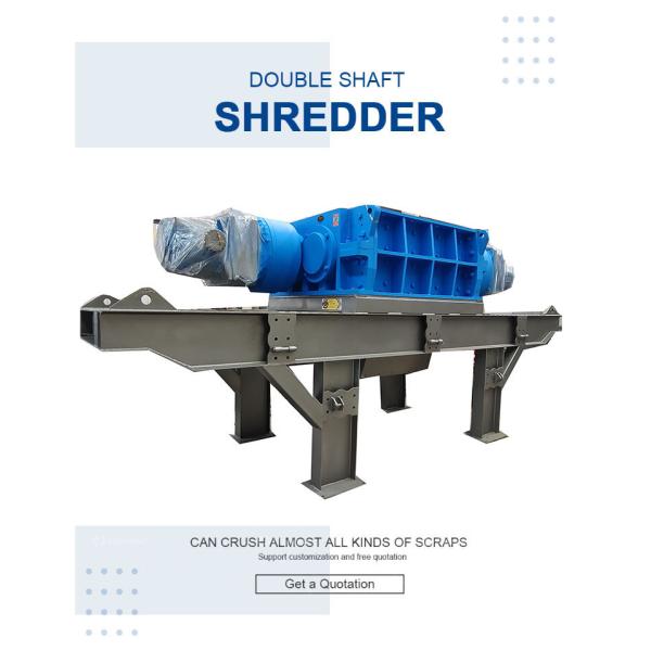 Multifunctional 110kW Bicycle Car Shell Crusher Urban Solid Waste Shredder Crusher