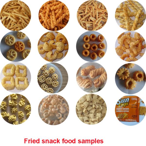 Extrusion Cheese Ball Snacks Production Machines , Puffed Corn Snack Making Machine