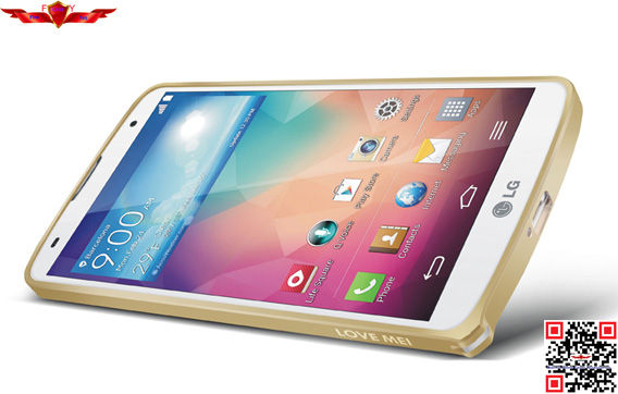 Hot Selling Hippocampal Buckle Metal Bumper For LG G PRO2 Multi Colors  Gift Box Included