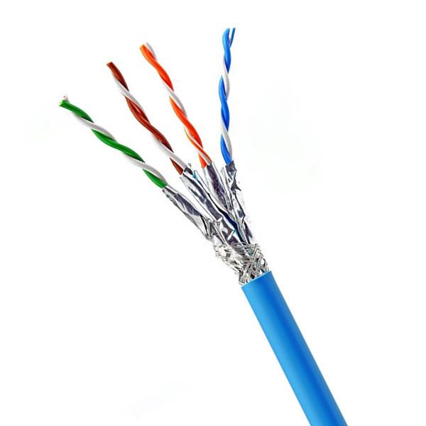 23AWG SFTP CAT6A Cable CPR PVC Dca-S2 D2 A1 10Gbps High Speed Network Cable 1000FT
