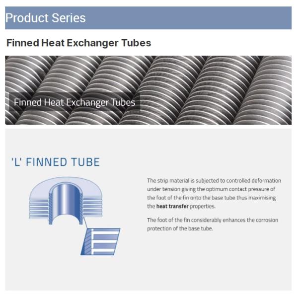 DELLOK Steel spiral finned tubes high frequency welded finned tubes seamless finned heat dissipation tubes