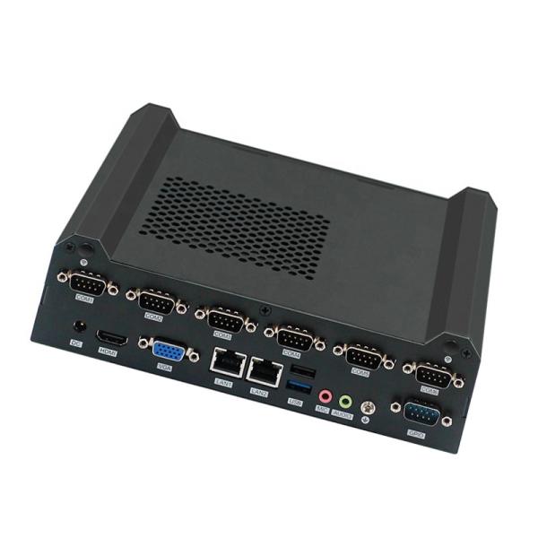 Haswell-U 4th i3 i5 i7 dual cores industrial mini computer 6 COM 2 gigabit LAN barebone