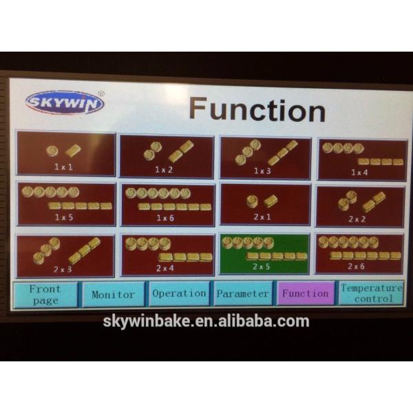 Машина упаковки печенья моторов сервопривода Skywin автоматическая