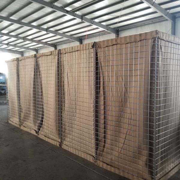 Certificação militar do ISO das barreiras da areia das cestas de mil. 3 4mm 75cmx75cm Hesco