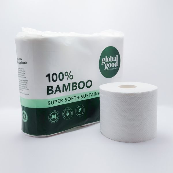 Cost effective reusable Natural Color unbleached organic bamboo scented toilet paper