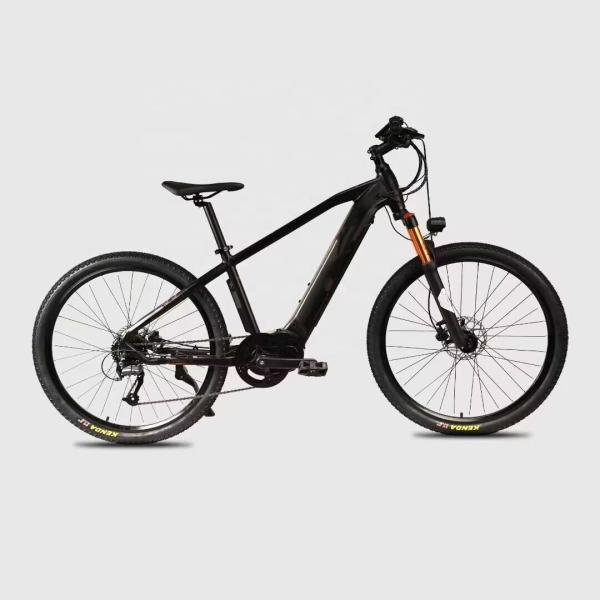 9 Speed Mid Drive Mountain E Bike 250W 27.5 Inch 48V 11AH 31AH Optional