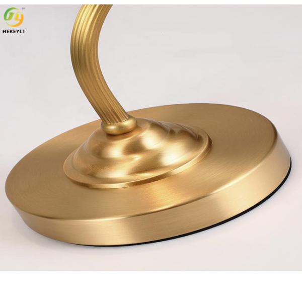 Украшение стеклянного медного деликатеса настольной лампы ухода за больным отростчатое