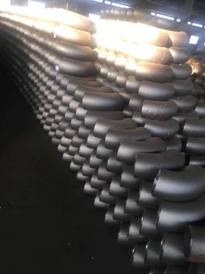 Sharp Corners Carbon Steel Pipe Fittings Frictional Resistant Anti Rust Optimum Flow