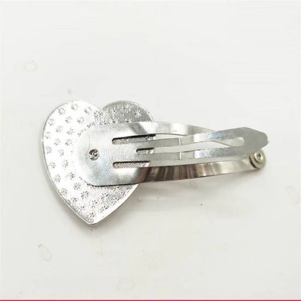 Blank Cute Sublimation Hair Clip Blanks Heart And Flower Shape