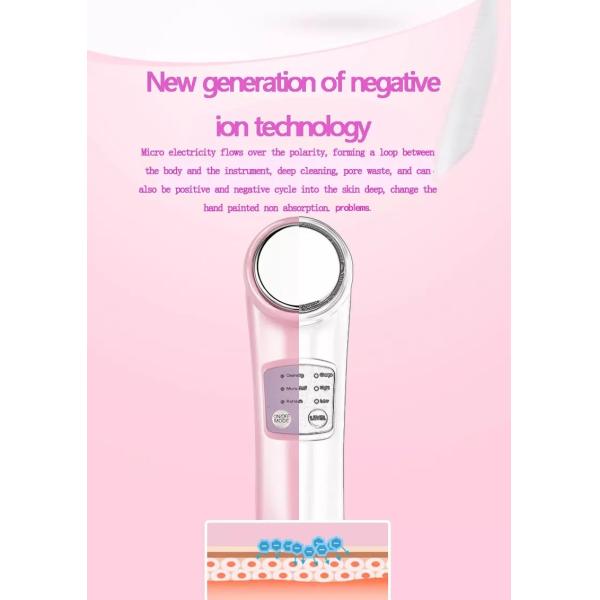 Galvanic Vibrating Face Massage Device Skin Tightening Tools Safety