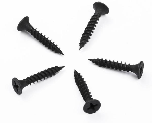 Coarse Thread Black Metal Drywall Screws Wood Gypsum Drywall Screw