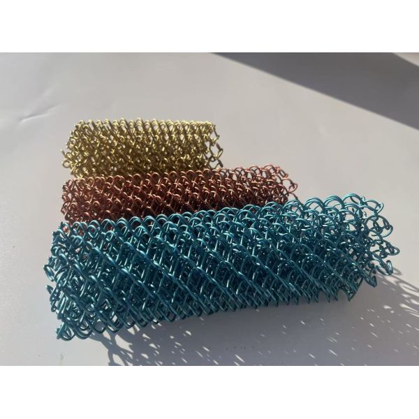 Easy installation Colourful Chain Link Mesh Drapery for Wall Cladding Curtain