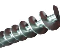 Blade spirale de moulage continu en acier inoxydable sur mesure