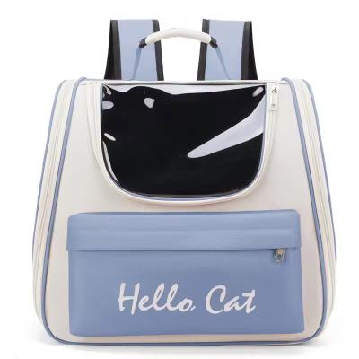 Black / Grey Pet Carrier Bag Foldable Breathable Dog Carrier Side Large Space