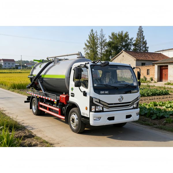 Export-Quality Vacuum Sewage Suction Truck with 6.68 Cubic Meters Tank Capacity and Customizable Vacuum Systems
