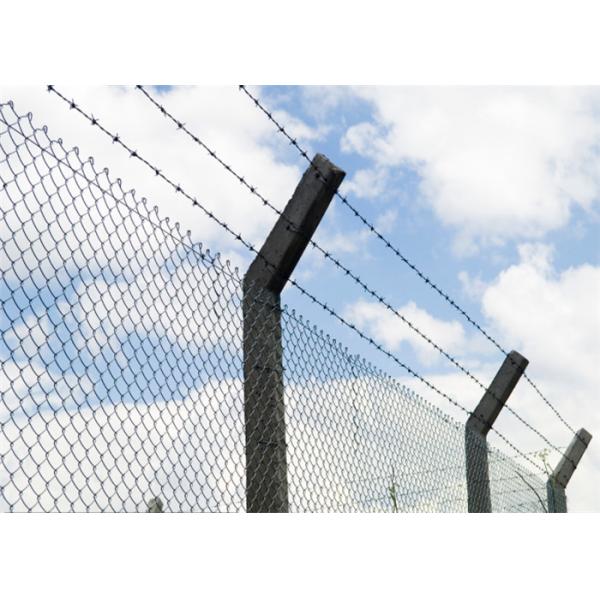 16*16 Double Strand Barbed Wire Coil For Security Fence , High Tensile