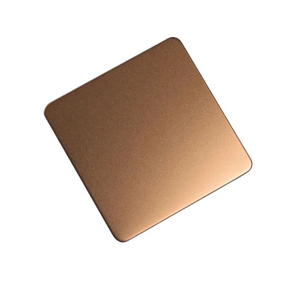 Placa de acero inoxidable arenado resistente a la intemperie para señalización exterior y decoración de jardín