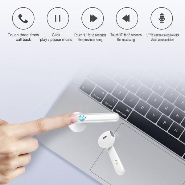Noise Reduction Bluetooth Stereo Earphone With Mic High End Digital Battery Display