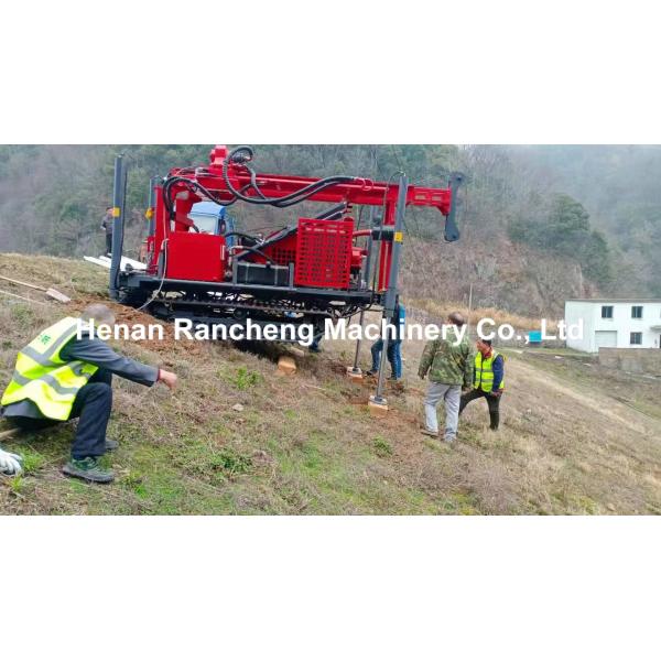 280m Depth Rock Drilling Machine Air DTH Water Well Bore Hole Drilling Rig