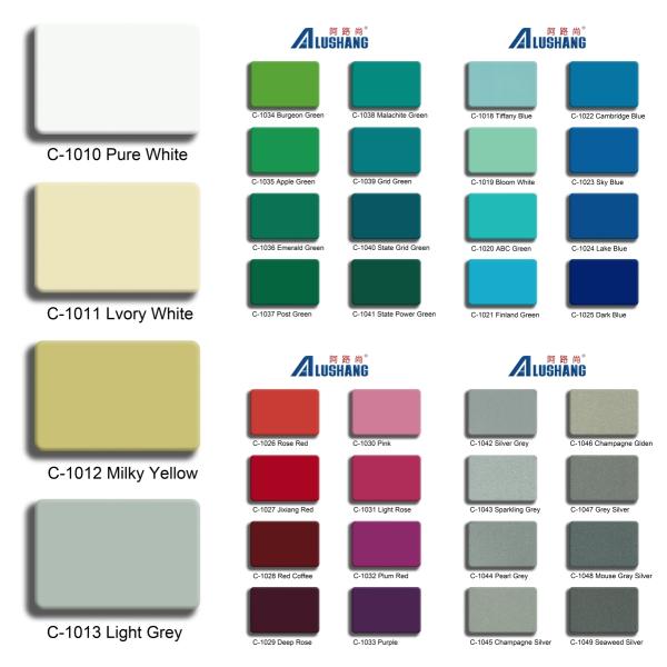 Type de marbre JAZZ blanc panneau de feuille d'ACP extérieur personnalisé 3 mm 4 mm épaisseur Acp revêtement pour les maisons / bâtiment Aluminium peau 0,18 mm