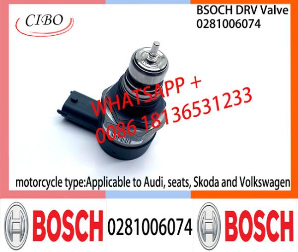 Válvula de controle 0281006075 0281006074 0281006075 da válvula 0281006074 de BOSCH DRV aplicáveis a Volkswagen Audi