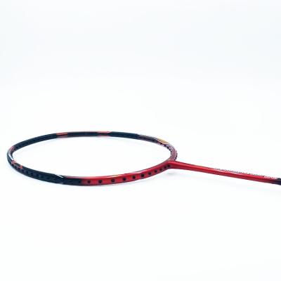 OEM Carbon Fiber Badminton Racket Full Graphite Wooven Handle 28 Lbs