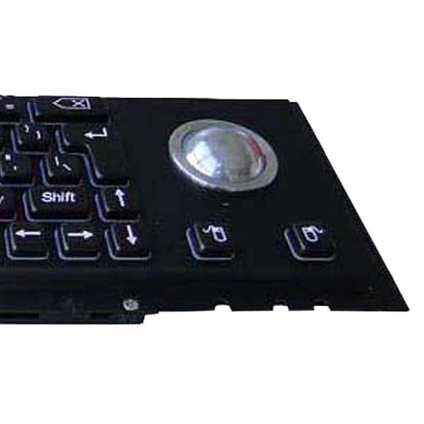 Клавиатура Маунта панели металла Keyswitch черной вишни механически с Trackball