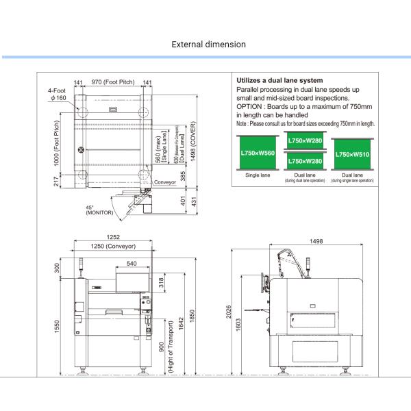 YAMAHA 3D Online AOI, YISI-V Hybrid Optical Appearance Inspection Device