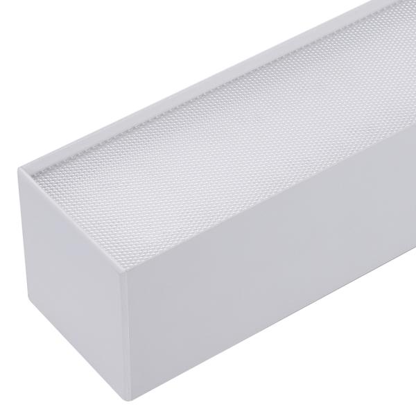 Indoor Lighting Lower UGR Suspended Pendant Lamp Linkable Led Batten Linear Lights for Office Warehouse Supermarket