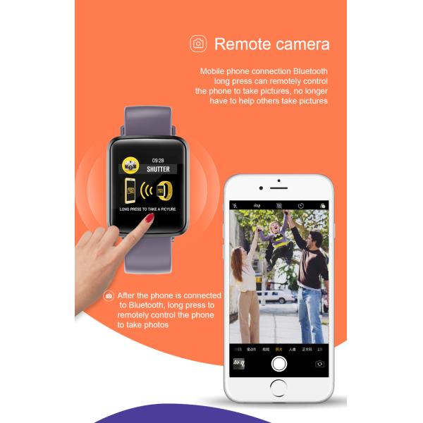 Браслет монитора кровяного давления OEM Smartwatch медицинского контроля Rfid H19