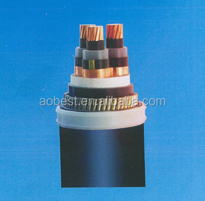 Best quality Copper conductor XLPE insulated armoured 35KV electric cable