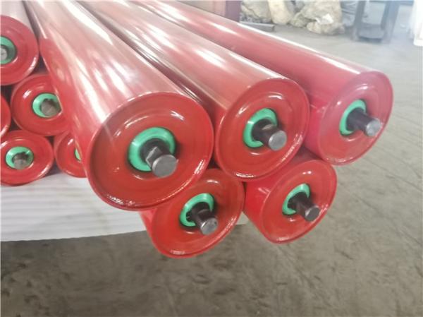 SGS Galvanized Heavy Duty Gravity Roller Conveyor Impact Idlers anti fire