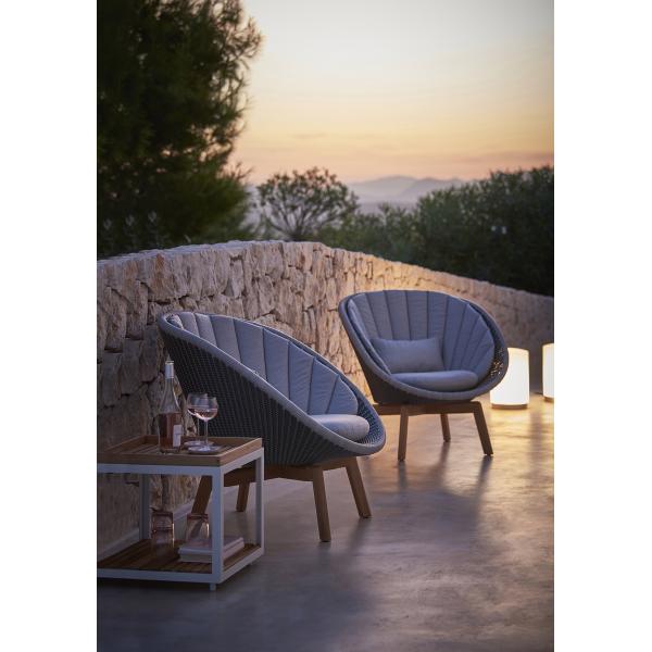 Outdoor Furniture Rattan Patio Garden Chairs Peacock Lounge Chair Optional Folded