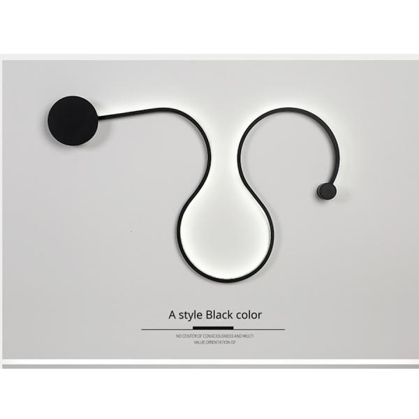 Retro Wall Lamps Bedroom Study Living Balcony Acrylic Lights Home Deco In White Black Iron Sconce Led Lights (WH-VR-11)