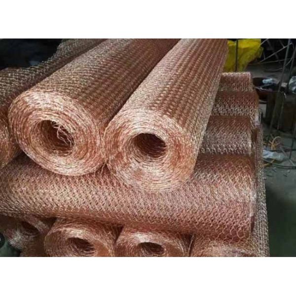 Brass/Copper/Bronze Hexagonal Wire Mesh With Bright Color