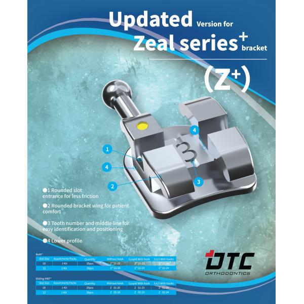 3 Years Shelf Life DTC Zeal Plus Series Dental Orthodontic Bracket Brace Ortho Fabric